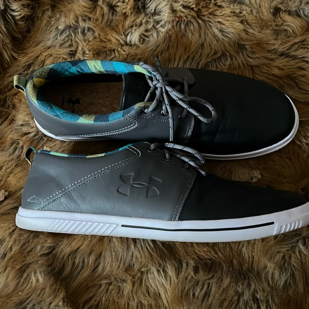 Under Armour Men's Gray and Black Casual Shoes